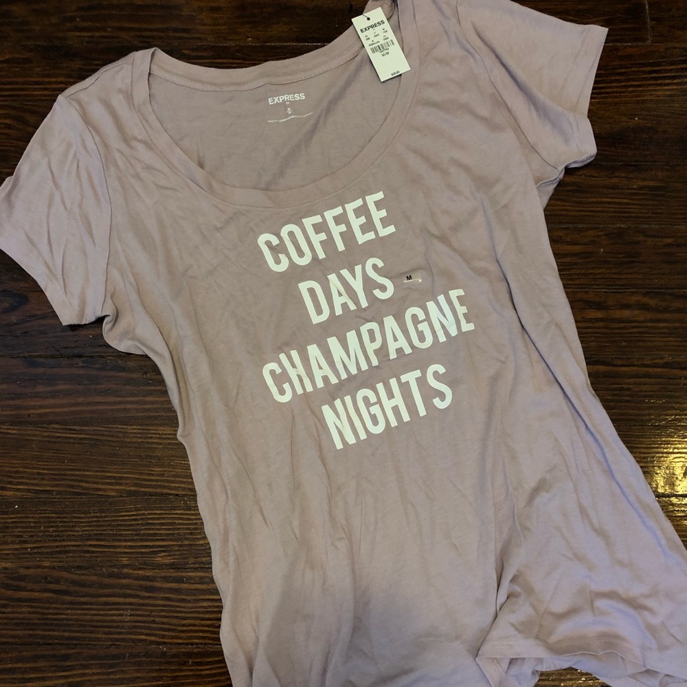 Light Mauve/Purple Graphic Tee